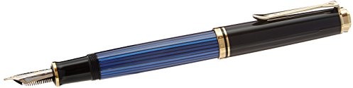 Pelikan luksusowy Souverän M600 fountain Pen, czarny/niebieski 995324