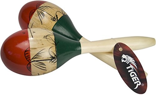 Tiger NT Tiger Maracas mar56 wykonana z drewna  kolorowy MAR56-NT