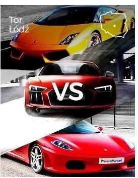 Jazda Lamborghini vs Audi vs Ferrari  Tor Łódź P0002240