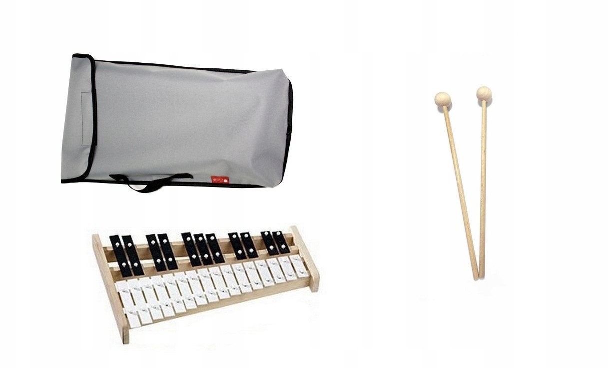 Dzwonki Chromatyczne 27ton + Pokrowiec szary