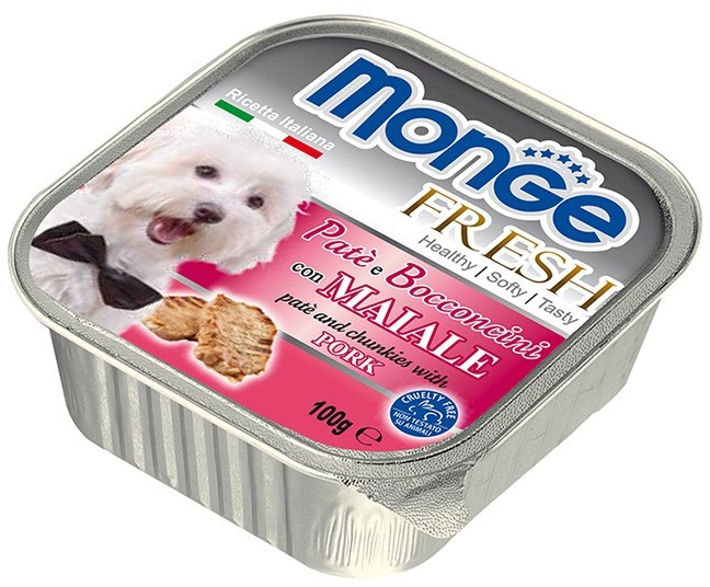 Monge FRESH PASZTET Z WIEPRZOWINĄ 100G