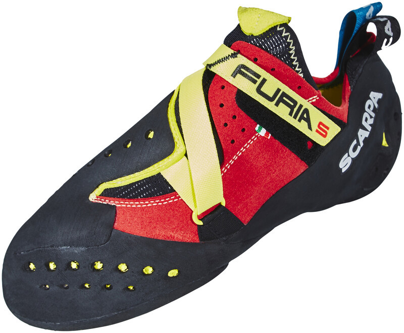 Scarpa Furia S But wspinaczkowy, parrot/yellow EU 40 2021 Buty wspinaczkowe na rzepy 70055-223-40