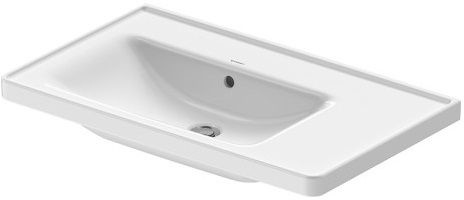 Duravit D-Neo Umywalka meblowa 80x48 cm bez otworu na baterię biała Alpin 2369800060