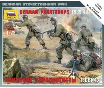 Zvezda German Paratroops 6136