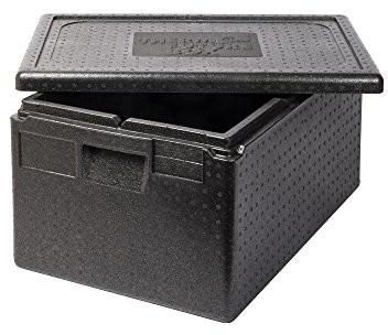 Thermo Future Box Box GN 1/1 Premium  157 MM do transportu i Box, EPP (expandiertes izolacyjna polipropylen), czarna, 60 x 40 x 32 cm 10053
