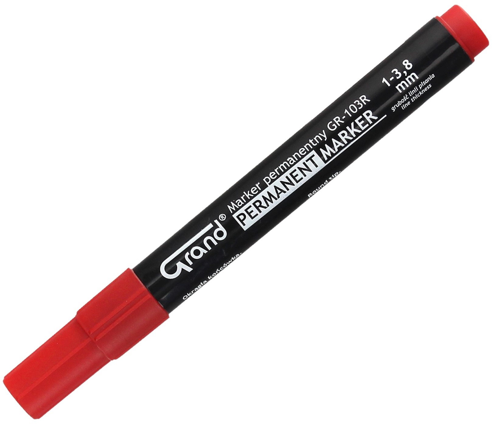 Grand Marker permanentny 2.00mm czerwony okrągły GR-103R