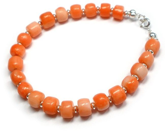 Arande Piękna bransoletka KORAL srebro 1085395016