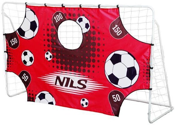 Nils BR240P 2w1 BRAMKA Z SIATKĄ I PANELEM DO CELOWANIA 240x150cm