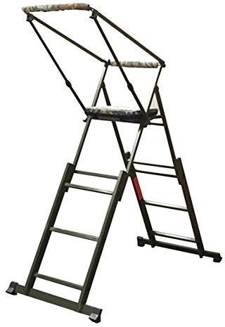 Berger & Schröter Berger + schröter męska aluminium ansitz krzesło z siedziskiem z przedłużenie (31772), oliwkowy zielony, XL 31772
