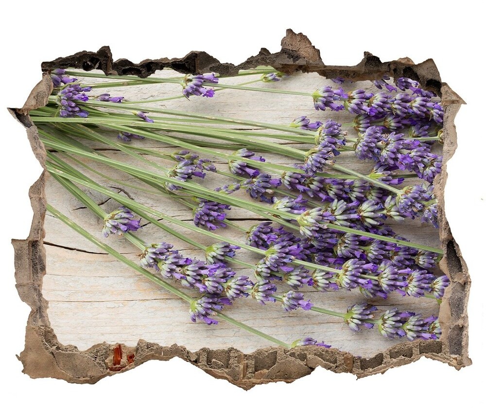 Wallmuralia.pl Samoprzylepna naklejka Lawenda w doniczce