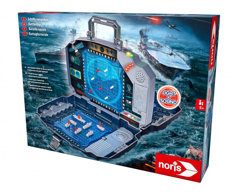 Simba Toys Elektroniczna gra w okręty ze światłem