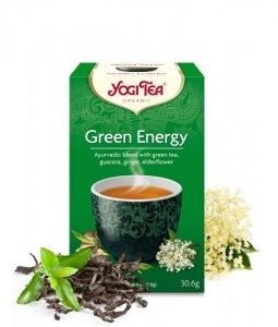 Yogi Tea Herbata Zielona Energia Bio 17 torebek