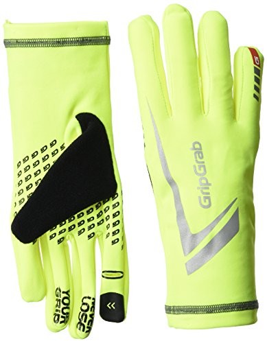 GripGrab Grip Grab męskie rękawiczki Running Expert Hi-VIS napęd, żółty, S 1027