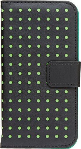 LD Case LD A000979 Case pokrowiec ochronny do Apple iPhone 6 (4,7 cala), czarny/zielony A000979