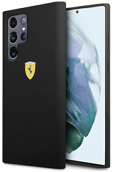 Ferrari FESSIHCS22LBK S22 Ultra S908 czarny/black hardcase On Track Silicone hurtel-91976-0