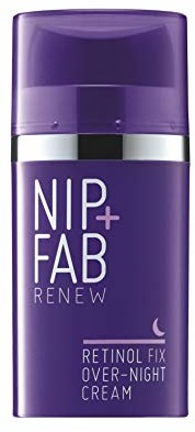 NIP + FAB Nip+Fab Retinol Fix Overnight 0.1% Retinol Cream | Krem na Noc z Retinolem | Krem na Przebarwienia | Przeciwzmarszczkowy | Kwas Hialuronowy