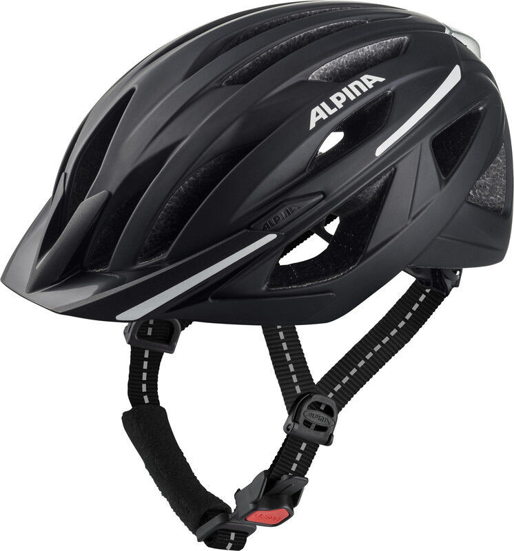 Alpina Haga Kask, black matt 51-56cm 2020 Kaski rowerowe