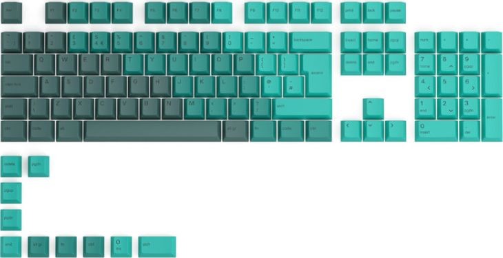 Glorious PC Gaming Race Rain Forest Keycaps GLO-KC-GPBT-RF-UK GLO-KC-GPBT-RF-UK
