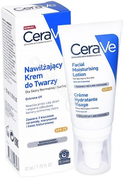 Loreal CERAVE Nawilżający krem do twarzy SPF25 52 ml
