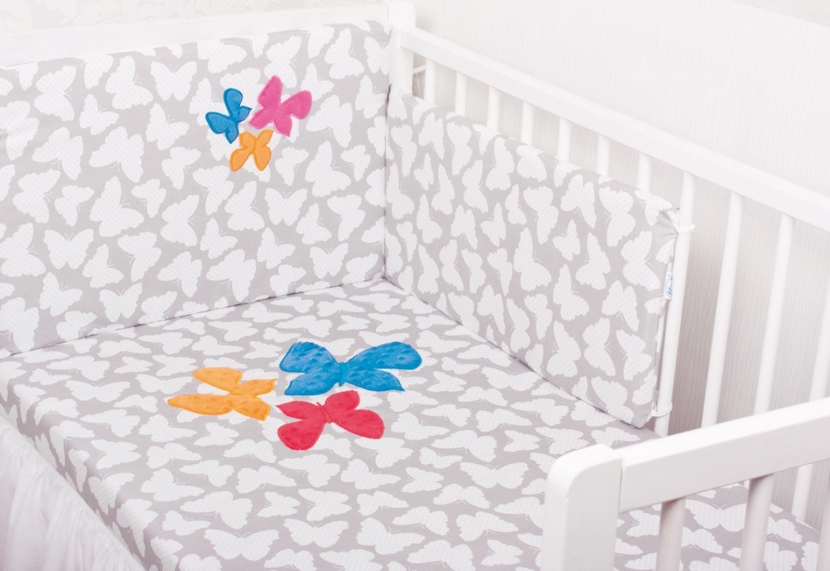 Gluck BABY BABY Pościel P3 Motylki 025 BL 3cz. 100/135cm 36321