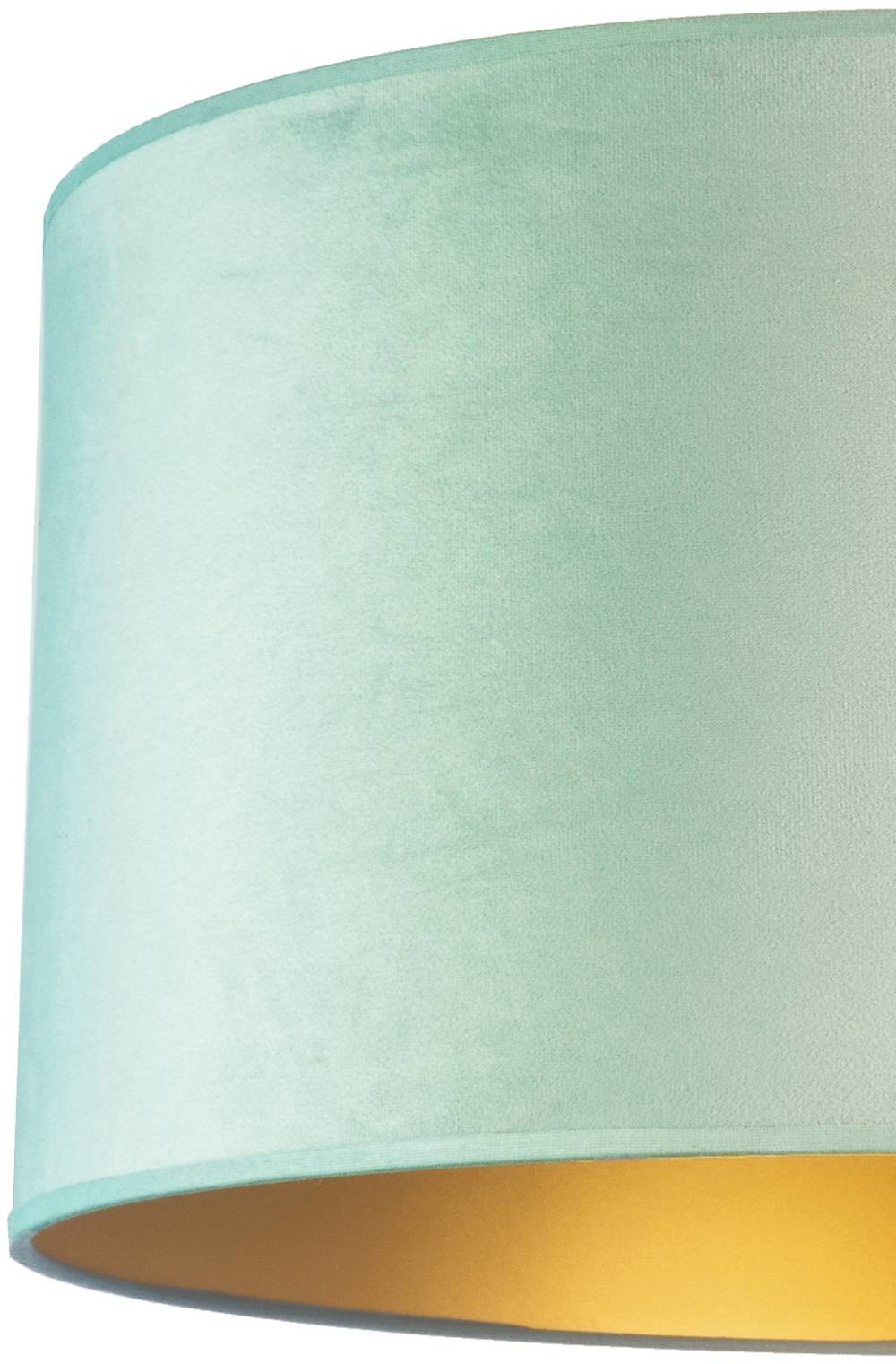 Euluna Żyrandol Golden Roller 40cm miętowa zieleń/złoty