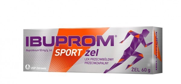 USP ZDROWIE SP. Z O.O USP ZDROWIE SP Z O.O IBUPROM Sport żel lek przeciwbólowy i przeciwzapalny 60 g 3300861