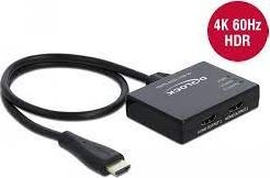 Delock HDMI Splitter 1 x HDMI in> 2 x HDMI out 4K 60 Hz 87747 RDVCDT62 87747