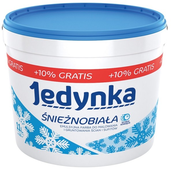 Jedynka Farba emulsyjna $285nie$286nobia$287a 10 l + 10% gratis 7351910019