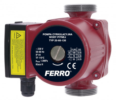 Ferro Pompa cyrkulacyjna 25-60-130 0204W 0204W
