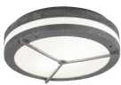 Trio Murray 676160278 plafon zewnętrzny lampa sufitowa IP54 2x12W E27 betonowy