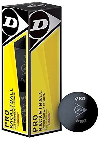 Dunlop Pro Racket ball-ball (Box of 3) (762034)