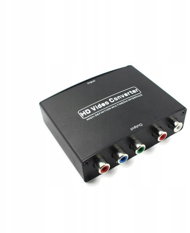 Konwerter obrazu dźwięku Hdmi na Av YPbPr+R/L Rca
