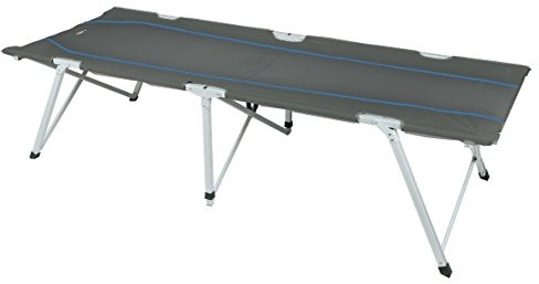 High Peak Camping Toledo Cot, ciemny szary/niebieski, 205 x 78 x 51 cm 44165