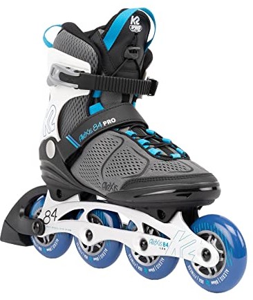 K2 Skate Alexis 84 PRO damskie łyżworolki szare niebieskie 30G0517 30G0517