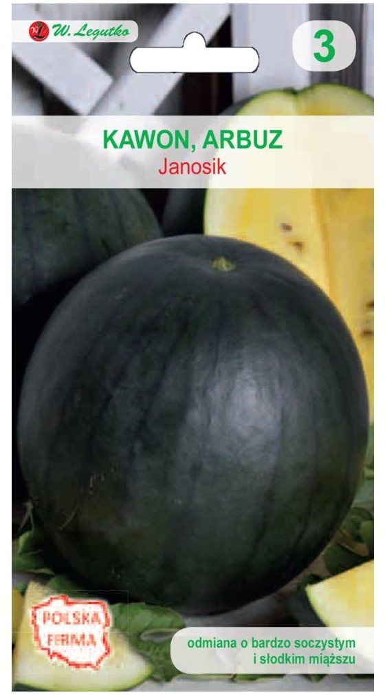Legutko Arbuz Kawon Janosik żółty nasiona W.Legutko