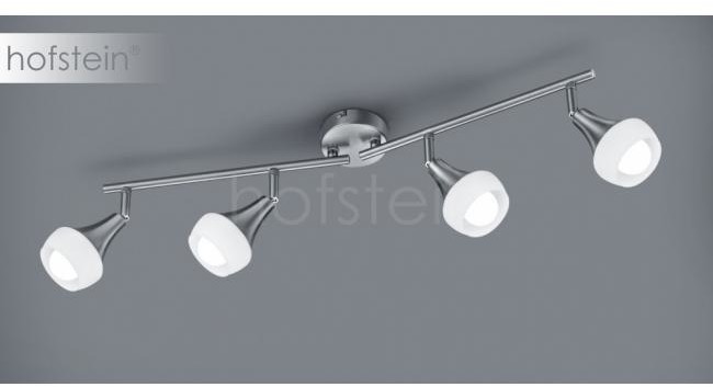 Trio Oświetlenie Leuchten Trumpet Lampa Sufitowa Nikiel matowy, 4-punktowe 803100407