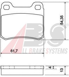 A.B.S. ALL BRAKE SYSTEMS BV.) ALL BRAKE SYSTEMS BV.) 36498 36498