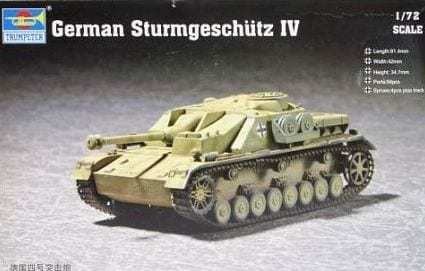 Trumpeter Niemieckie działo szturmowe Sturmgeschutz (StuG) IV 07261