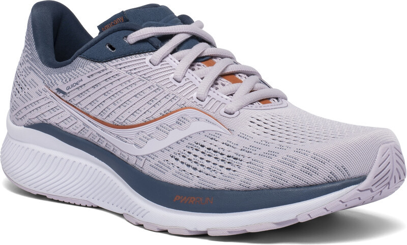 Saucony Guide 14 Shoes Women, lilac/storm US 7 | EU 38 2021 Buty szosowe S10654-35-7