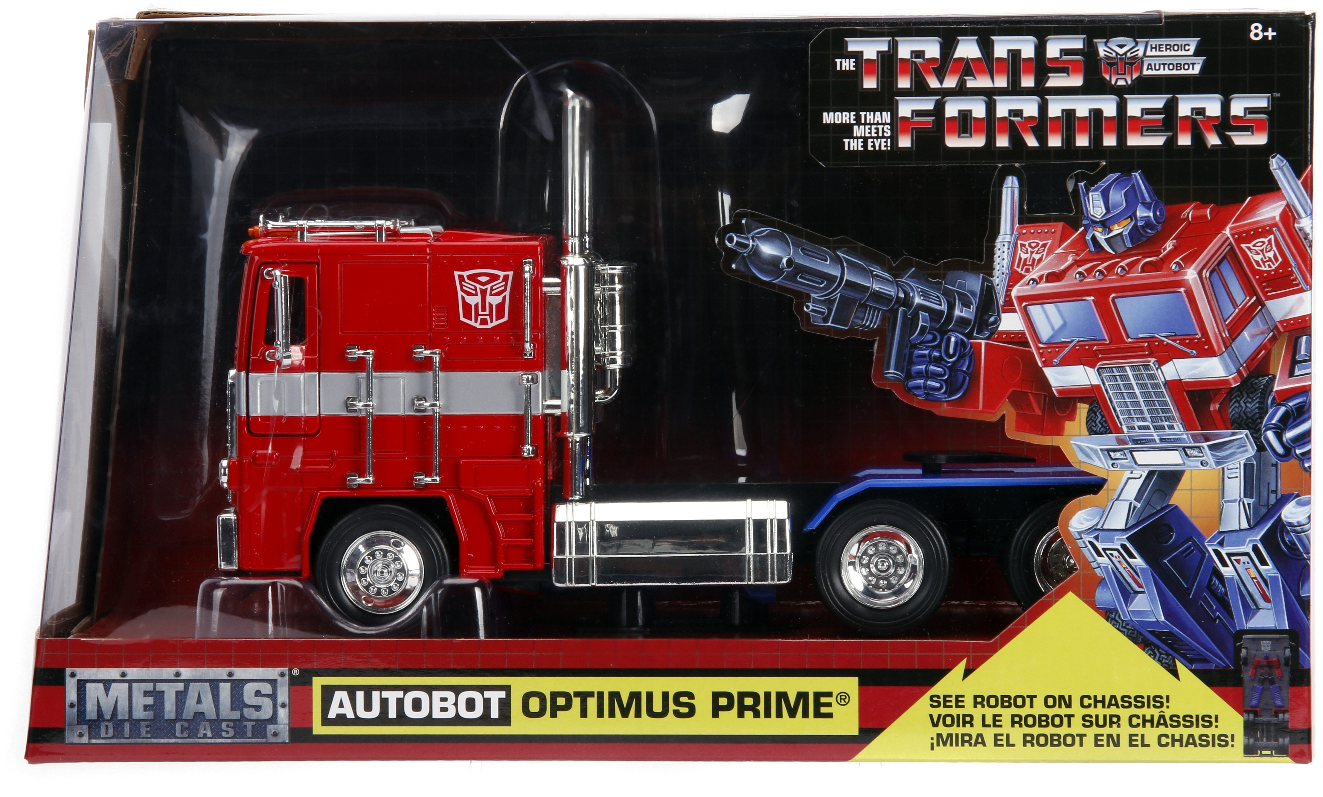 Jada pojazd kolekcjonerski Transformers G1 Optimus Prime 1:24 4006333065514