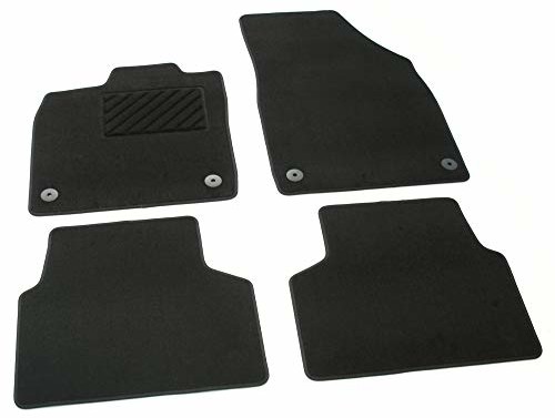 Volkswagen Volkswagen 10B061404WGK dywaniki tekstylne Plus 4X dywaniki materiałowe dywaniki welurowe, czarne 10B061404WGK