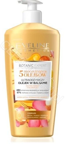 Eveline COSM Botanic Expert 5 Drogocennych Olejków ultraodżywczy balsam olejek do ciała 350 ml