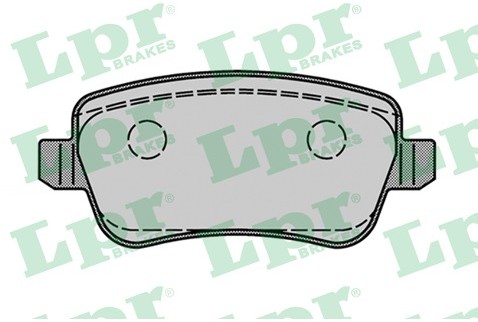 LPR GROUP Zestaw klocków hamulcowych, hamulce tarczowe GROUP 05P1218