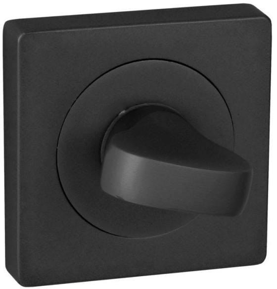 Szyld drzwiowy Quadro-QR kwadratowy WC czarny 5908211495149