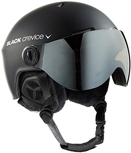 Black Crevice Arlberg BCR143926 kask narciarski z 2 wizjerami, czarny BCR143926_schwarz-M/L