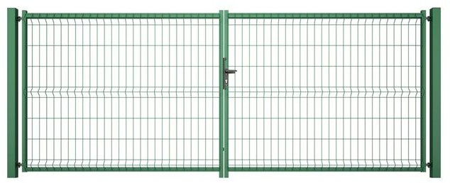 WIŚNIOWSKI Brama dwuskrzydłowa VERA 400 x 153 cm WIŚNIOWSKI
