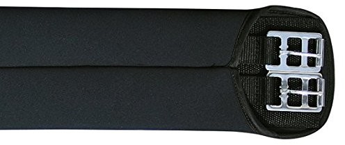 HKM miękki pas siodełka, 110, czarny