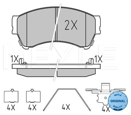 Wulf Gaertner Autoparts Zestaw klocków hamulcowych, hamulce tarczowe Wulf Gaertner Autoparts 025 245 8217/W
