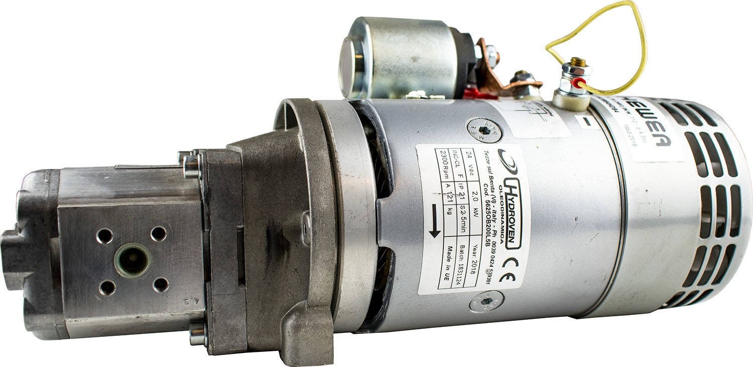 PRESKO Silnik elektr 24v z pompą zębatą o wydatku 10l/min 623B2004HDB