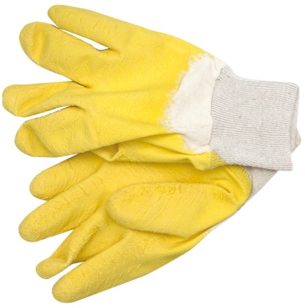 Vorel Rękawice gumowane /żółte/ 74160